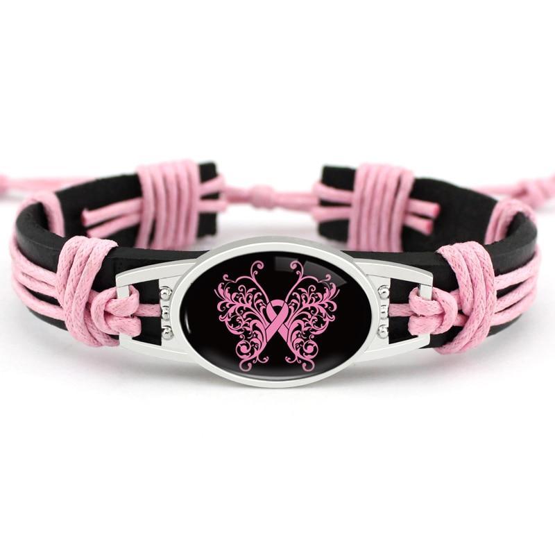Breast Cancer Mastectomy awareness bracelet